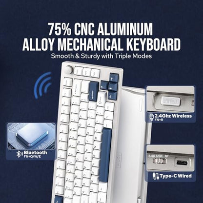 EPOMAKER P75 Wireless Aluminum Mechanical Keyboard