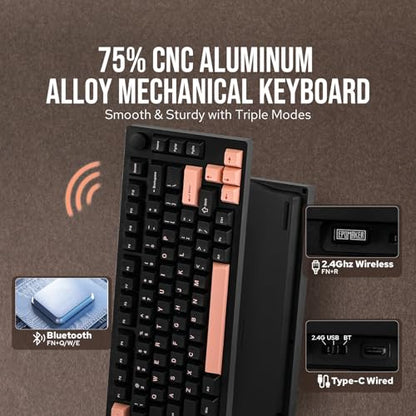 EPOMAKER P75 Wireless Aluminum Mechanical Keyboard