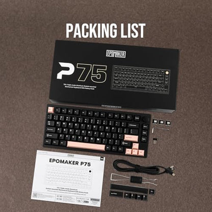 EPOMAKER P75 Wireless Aluminum Mechanical Keyboard