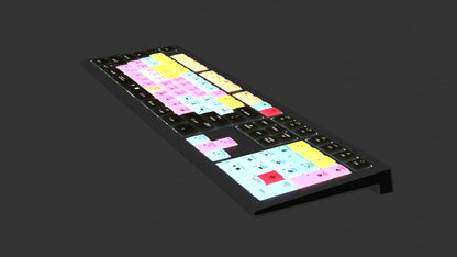 Logickeyboard 'Titan' Wireless Backlit For Video Editor