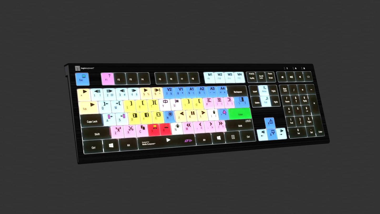 Logickeyboard Backlit 'Astra2'