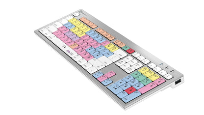 Logickeyboard 'Titan' Wireless Backlit For Video Editor