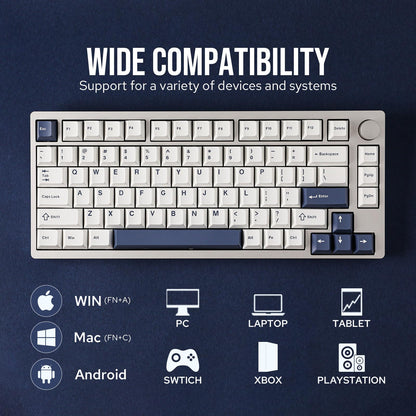 EPOMAKER P75 Wireless Aluminum Mechanical Keyboard