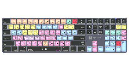 Logickeyboard 'Titan' Wireless Backlit For Video Editor