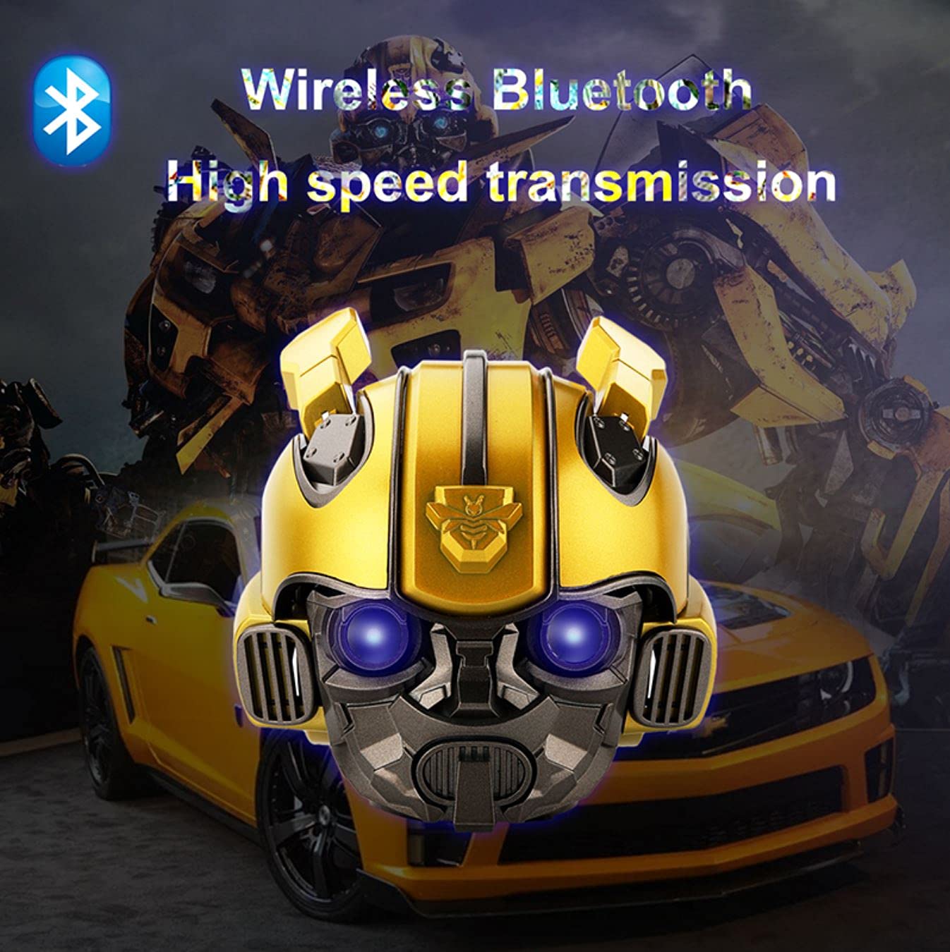 Bumblebee Helmet Portable Speaker