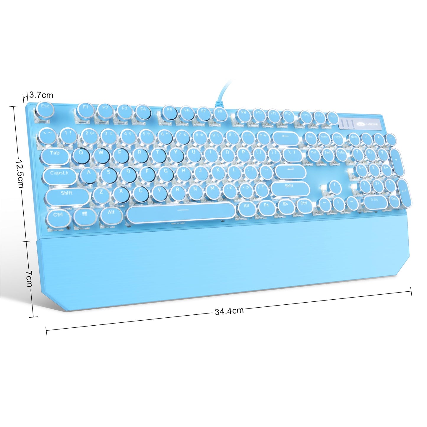 Camiysn Typewriter Style Mechanical Gaming Keyboard