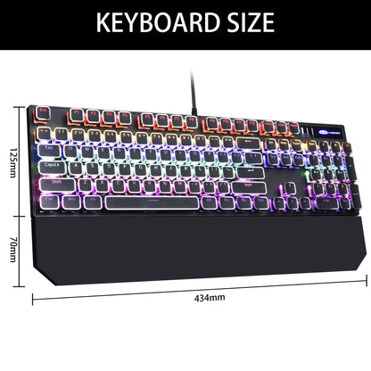 Camiysn Typewriter Style Mechanical Gaming Keyboard