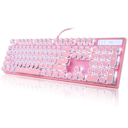 Camiysn Typewriter Style Mechanical Gaming Keyboard