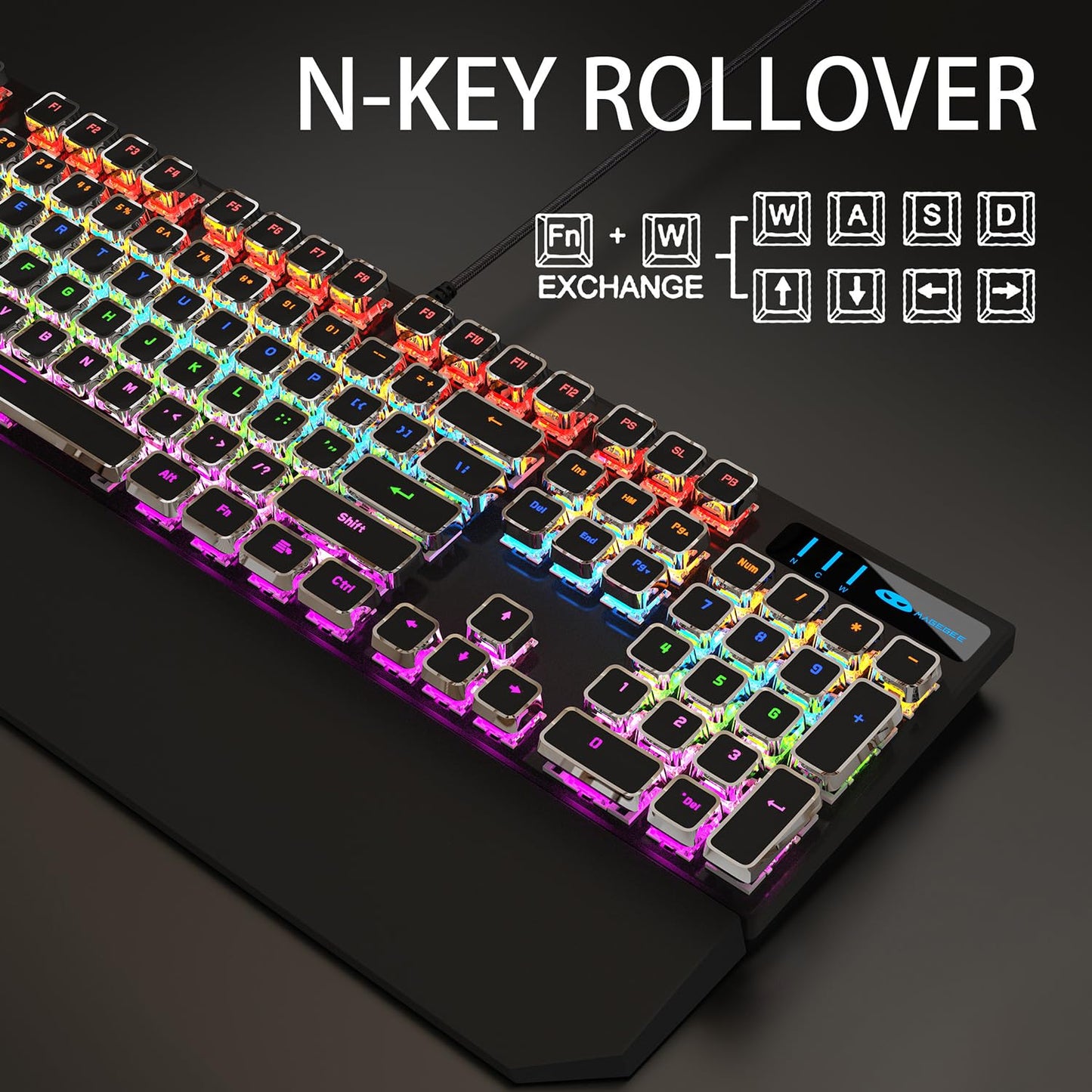 Camiysn Typewriter Style Mechanical Gaming Keyboard