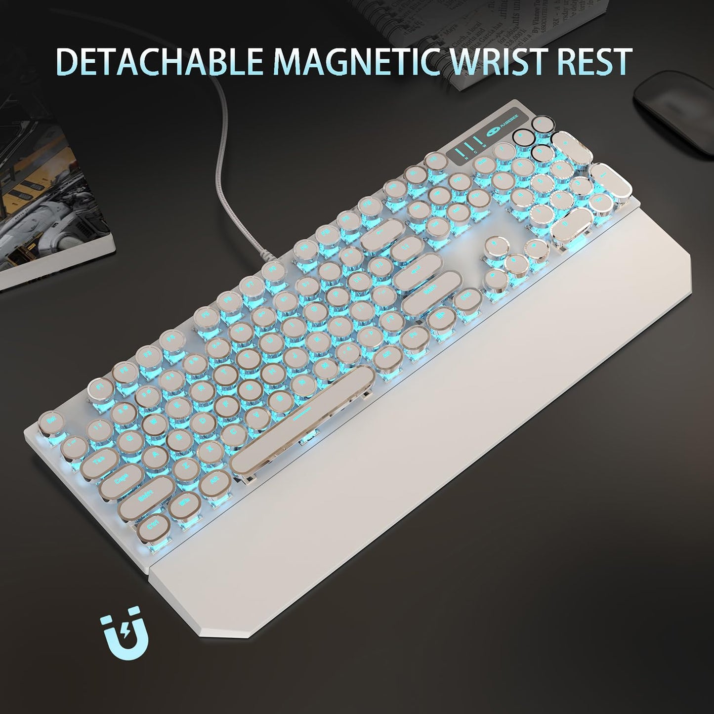 Camiysn Typewriter Style Mechanical Gaming Keyboard