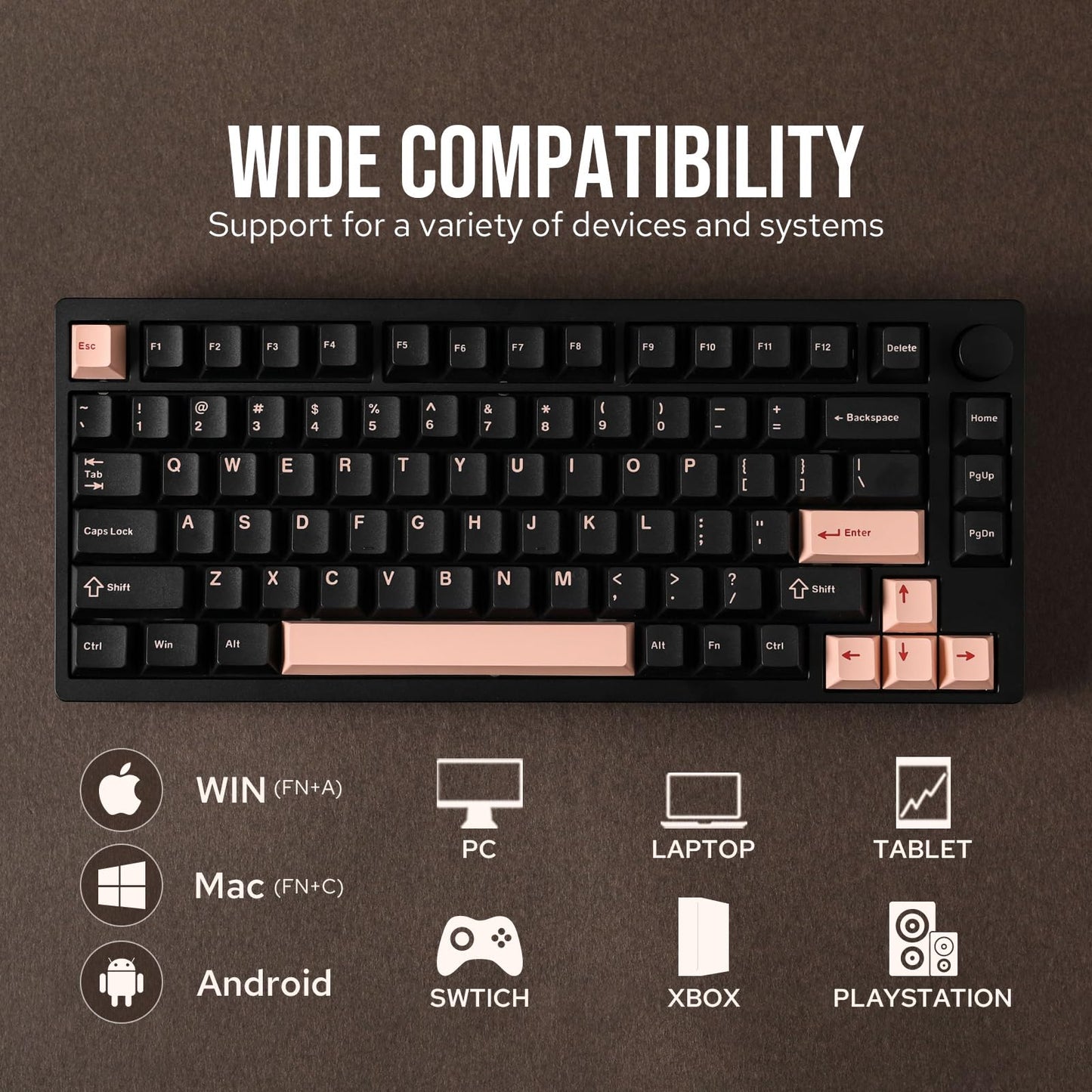 EPOMAKER P75 Wireless Aluminum Mechanical Keyboard