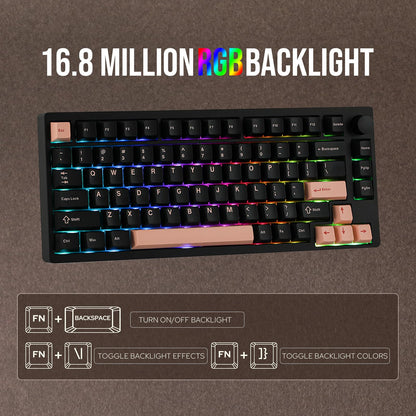 EPOMAKER P75 Wireless Aluminum Mechanical Keyboard