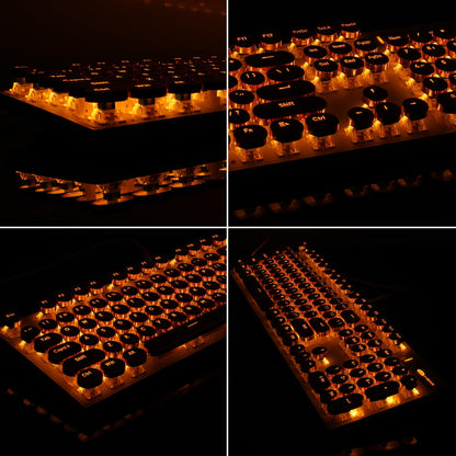 Camiysn Typewriter Style Mechanical Gaming Keyboard