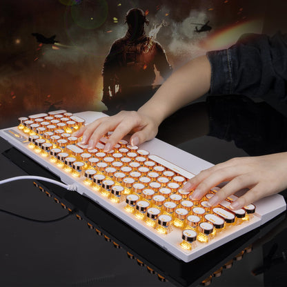 Camiysn Typewriter Style Mechanical Gaming Keyboard