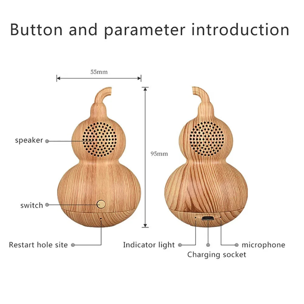 Mini Gourd-Shaped Speaker