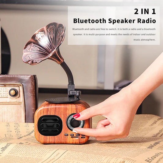 Retro Wood Portable Speaker