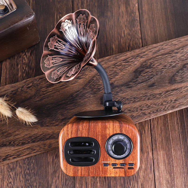 Retro Wood Portable Speaker