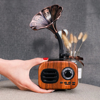 Retro Wood Portable Speaker