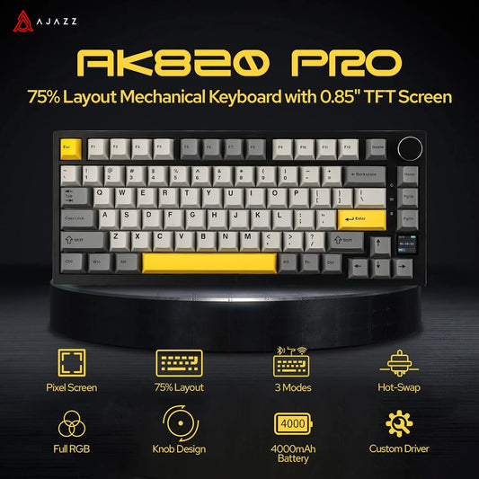 Ajazz AK820 Pro Gaming Mechanical Keyboard